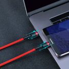 Baseus Cafule Cable Durable Nylon Cord USB-C PD / USB-C PD PD2.0 60W 20V 3A QC3.0 2M Red (CATKLF-H09), Baseus