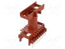 Coil former: with pins; plastic; THT; H: 32mm; X1: 40.64mm WEISSER