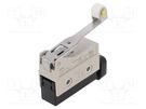 Limit switch; angled lever with roller; SPDT; 10A; max.250VAC OMRON