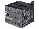 Contactor: 3-pole; NO x3; Auxiliary contacts: NO; 12VDC; 6A; BC6 ABB