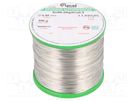 Soldering wire; Sn96,5Ag3Cu0,5; 500um; 500g; lead free; reel; 3% CYNEL