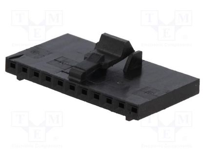 Plug; wire-board; female; AMPMODU MTE; 2.54mm; PIN: 11; for cable TE Connectivity 1-104257-0