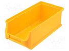 Container: cuvette; plastic; yellow; 102x215x75mm ALLIT AG