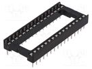 Socket: integrated circuits; DIP32; 15.24mm; THT; Pitch: 2.54mm CONNFLY