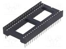Socket: integrated circuits; DIP42; 15.24mm; THT; Pitch: 1.778mm CONNFLY