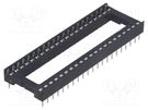 Socket: integrated circuits; DIP42; 15.24mm; THT; Pitch: 2.54mm CONNFLY