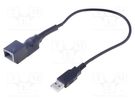 USB/AUX adapter; Mitsubishi PER.PIC.