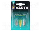 Filament lamp: krypton; P13,5s; 3.6V; 750mA; 2pcs; blister VARTA