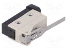 Limit switch; angled lever; SPDT; 10A; max.250VAC; IP67; -10÷80°C OMRON