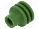 Accessories: gasket for wire; Weather Pack; green; 2.03÷2.85mm APTIV