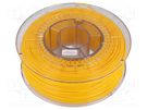 Filament: PET-G; Ø: 1.75mm; yellow (bright); 220÷250°C; 1kg DEVIL DESIGN