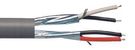 SHIELDED CABLE MULTIPAIR, 2PAIR, 24AWG, 500FT, 300V, CHROME