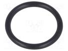 O-ring gasket; NBR rubber; Thk: 1.5mm; Øint: 12mm; M16; black HUMMEL
