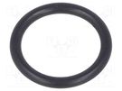 O-ring gasket; NBR rubber; Thk: 1.5mm; Øint: 10mm; M12; black HUMMEL