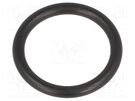 O-ring gasket; NBR rubber; Thk: 1.5mm; Øint: 10mm; PG7; black HUMMEL