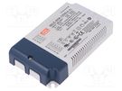 Power supply: switched-mode; LED; 65W; 46÷62VDC; 1050mA; IP20; 87% MEAN WELL