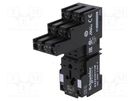 Relays accessories: socket; PIN: 11; for DIN rail mounting; 10A SCHNEIDER ELECTRIC