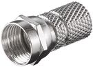 Twist-On F-Connector 7.3 mm, zinc - twist-on adapter made of zinc with nickel contacts