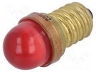 LED lamp; red; E14; 230VAC POLAM-ELTA