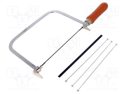 Hacksaw; wood,metal; 300mm; ergonomic handle,easy blade change AVIT AV-09030