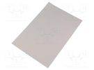 Heat transfer pad: silicone rubber; L: 220mm; W: 150mm; Thk: 0.23mm NINIGI