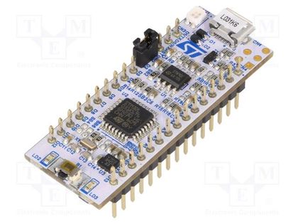 Dev.kit: STM32; STM32L031K6T6; pin strips,USB B micro STMicroelectronics NUCLEO-L031K6