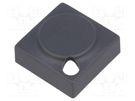 Button; rectangular; grey; polyamide; 15.5x15.5mm Marquardt