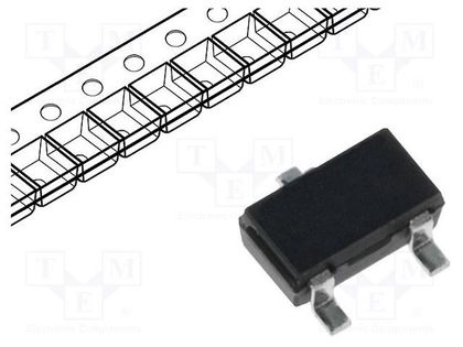 Transistor: N-MOSFET; unipolar; 30V; 5A; 1.4W; SC59 DIODES INCORPORATED DMN3033LSN-7