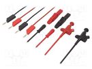 Test leads; red and black; 932793001 HIRSCHMANN T&M