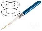 Wire: microphone cable; 1x0.75mm2; blue; tinned,OFC; -15÷70°C TASKER