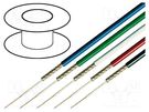 Wire: coaxial; RGB75; stranded; OFC; PVC; red; 100m; Øcable: 2.8mm TASKER