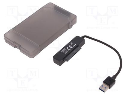 USB to SATA adapter; supports 1x HDD 2,5" SATA/SATAII and SSD LOGILINK AU0037