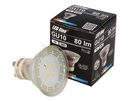 LED lamp GU10 SMD 1W, 220-260V, 80lm, 2700K soe valge, LED line