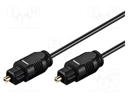 Cable; Toslink plug,both sides; 3m; Øcable: 2.2mm Goobay AVK-216-0300