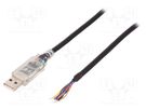 Module: cable integrated; RS422,USB; USB A; lead; 1.8m FTDI