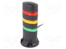 Signaller: signalling column; LED; red/yellow/green; 24VDC; 24VAC IDEC