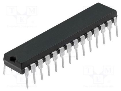 IC: AVR microcontroller; EEPROM: 64B; SRAM: 256B; Flash: 4kB; DIP28 MICROCHIP (ATMEL) ATTINY48-PU