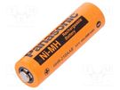 Re-battery: Ni-MH; AA; 1.2V; 2000mAh PANASONIC
