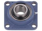 Bearing: bearing unit Y; with square flange; 35mm; bearing steel SKF