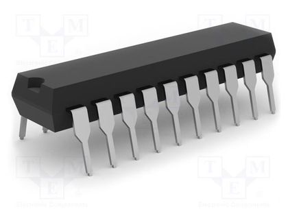 IC: AVR microcontroller; EEPROM: 256B; SRAM: 256B; Flash: 4kB; DIP20 MICROCHIP (ATMEL) ATTINY461V-10PU
