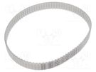 Timing belt; AT5; W: 16mm; H: 2.7mm; Lw: 455mm; Tooth height: 1.2mm OPTIBELT
