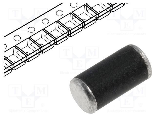 Diode: TVS; 400W; 220V; 1.2A; bidirectional; ±5%; DO213AB; reel,tape DIOTEC SEMICONDUCTOR