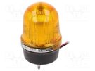 Signaller: lighting; amber; MFL; 10÷30VDC; Light source: LED; IP65 QLIGHT