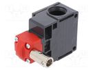 Safety switch: hinged; FZ; NC + NO; IP67; -25÷80°C; red,grey PIZZATO ELETTRICA