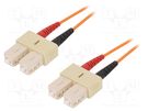 Fiber patch cord; OM1; SC/UPC,both sides; 2m; LSZH; orange LAPP