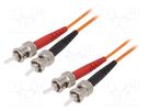 Fiber patch cord; OM1; ST/UPC,both sides; 2m; LSZH; orange LAPP