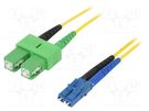 Fiber patch cord; OS2; LC/UPC,SC/APC; 2m; Optical fiber: 9/125um LAPP