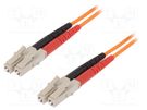 Fiber patch cord; OM1; LC/UPC,both sides; 2m; LSZH; orange LAPP