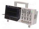 Oscilloscope: digital; DSO; Ch: 4; 100MHz; 1Gsps; 64kpts/ch; 3.5ns HANTEK