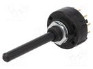 Switch: rotary; Pos: 6; 0.15A/250VDC; Poles number: 2; 30°; -30÷85°C LORLIN